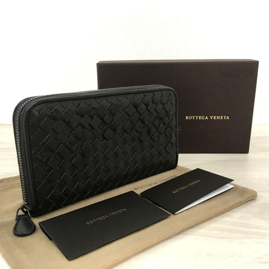 BOTTEGA VENETA 送料込み！ 未使用品 ジップウォレット ダークグレー  