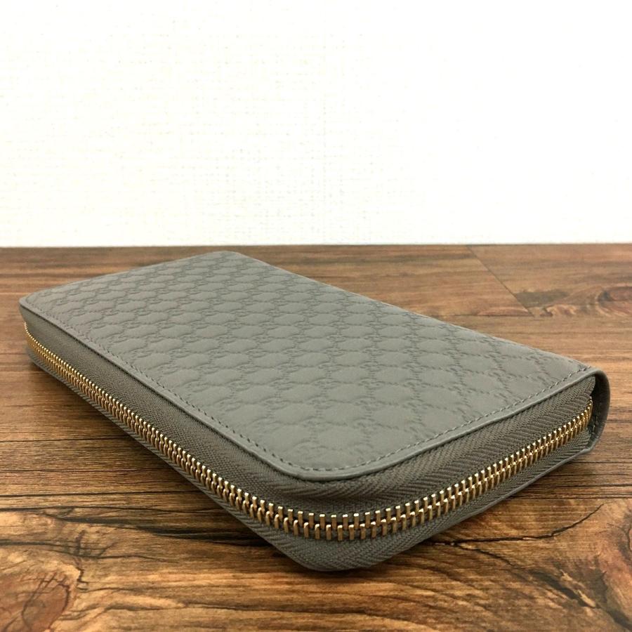 ☆送料無料☆ 未使用品 GUCCI ラウンドファスナー長財布 449391 グレー 箱付き 271｜s21company｜07