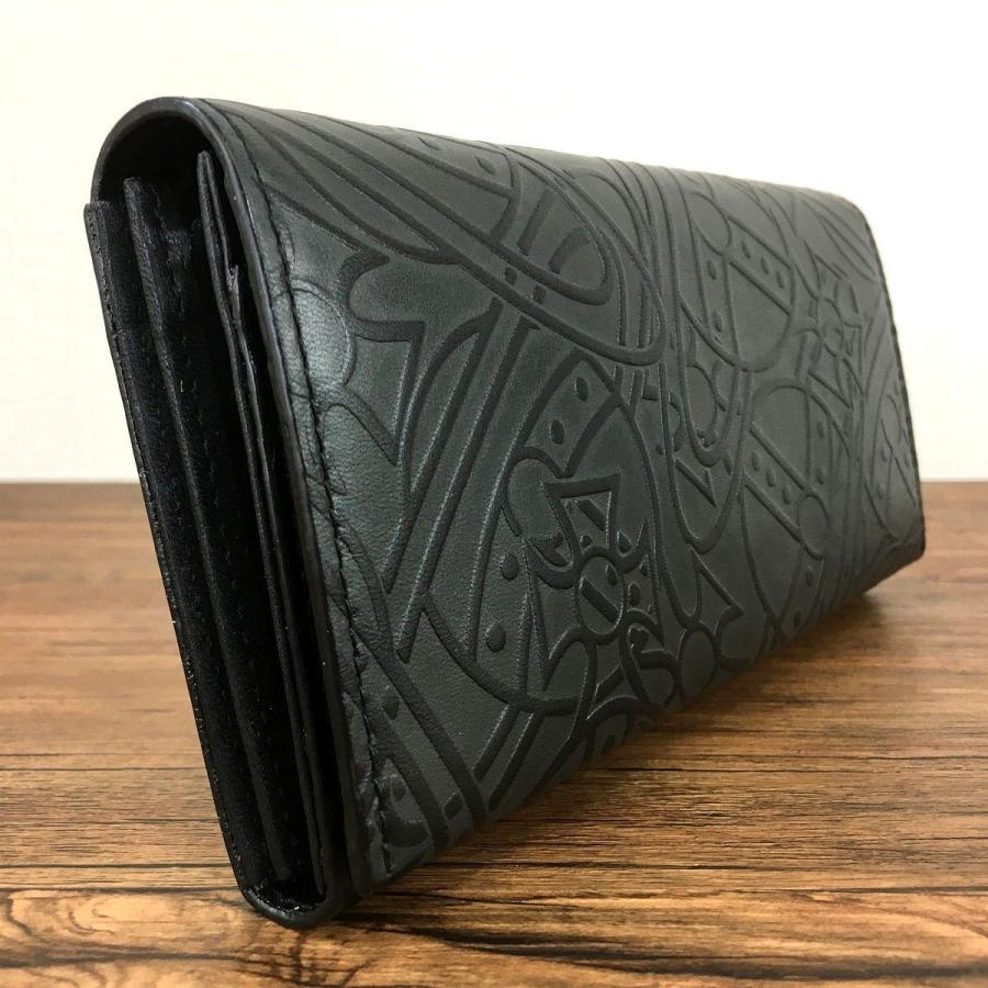 最前線の 極美品 Vivienne Westwood 長財布 オーブ ブラック 274 長
