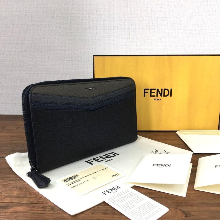 SELLERIA（FENDI） 送料込み！ 極美品 FENDI ジップラウンドファスナー  