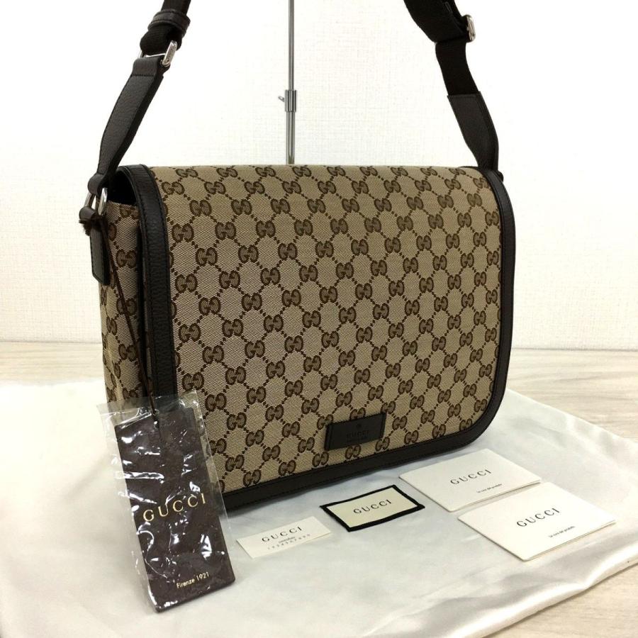 人気特価激安 送料無料 未使用品 Gucci メッセンジャーバッグ ｇｇキャンバス 保存袋 グッチ 344 大注目商品 Www Superavila Com