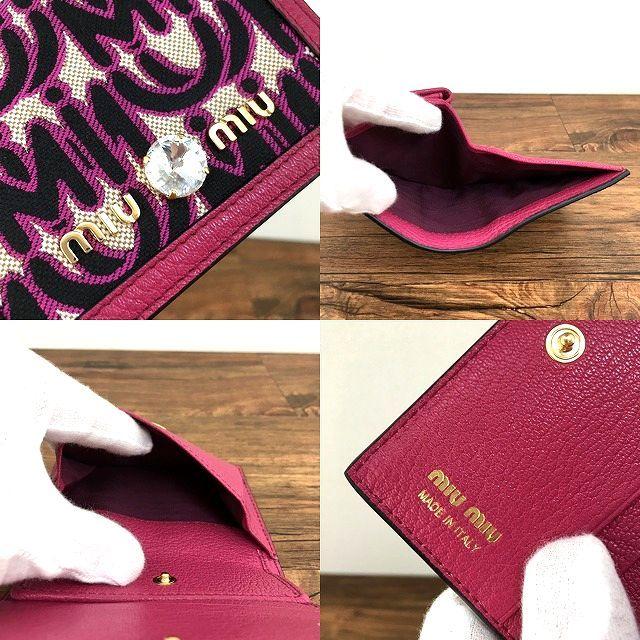 好評受付中 未使用品 MIUMIU コンパクトウォレット 5MV204 36 lil