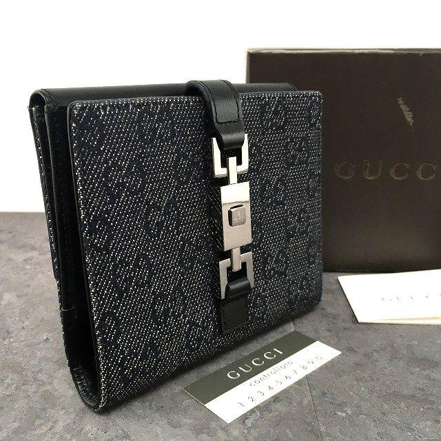 送料込み！ 未使用品 GUCCI コンパクトウォレット グレー 185