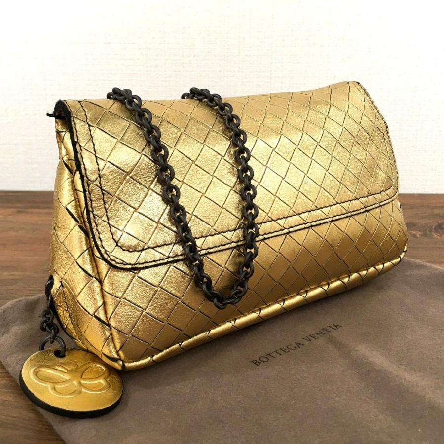 ☆送料無料☆ 極美品 BOTTEGA VENETA チェーンショルダーバッグ ...