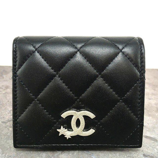 マトラッセ 送料込み! 未使用品 CHANEL コンパクトウォレット マトラッセ 送料込み! 未使用品 CHANEL コンパクトウォレット