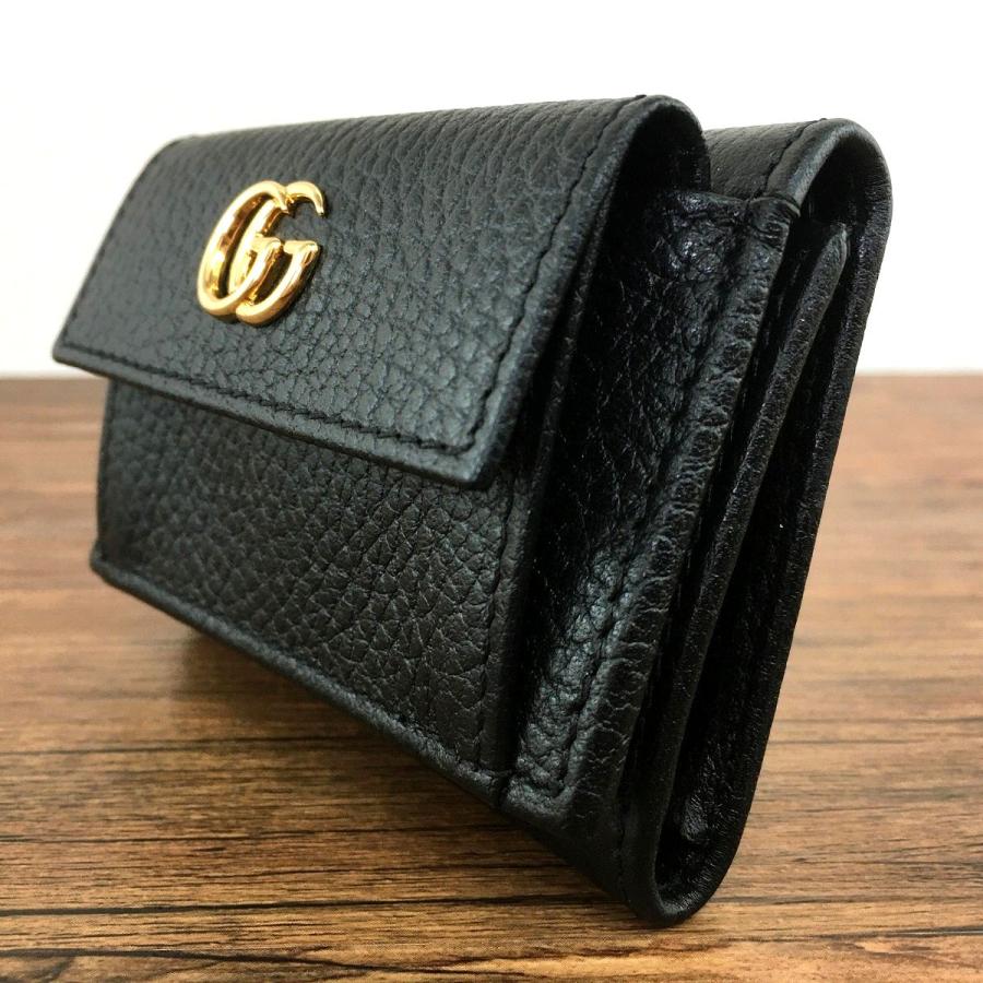 ☆送料無料☆ 未使用品 GUCCI コンパクトウォレット 52327 ブラック プチマーモント 箱付き 81｜s21company｜04