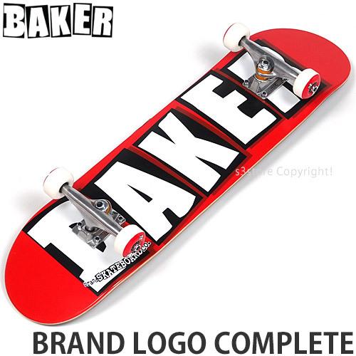 ベイカー ブランド ロゴ コンプリート Baker Brand Logo Complete スケートボード 完成品 初心者 Skate カラー Red Wht サイズ 8 入荷予定