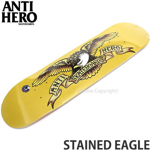 アンタイヒーロー クラシック イーグル ANTIHERO CLASSIC EAGLE スケートボード デッキ DECK パーク カラー:Yellow サイズ:7.3 x 29