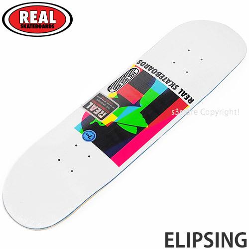 リアル デッキ REAL ELIPSING DECK スケートボード スケボー