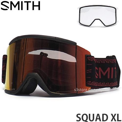 2223 スミス SMITH SQUAD XL ASIAN FIT ゴーグル スノーボード 調光 フレームAc Zeb Powell