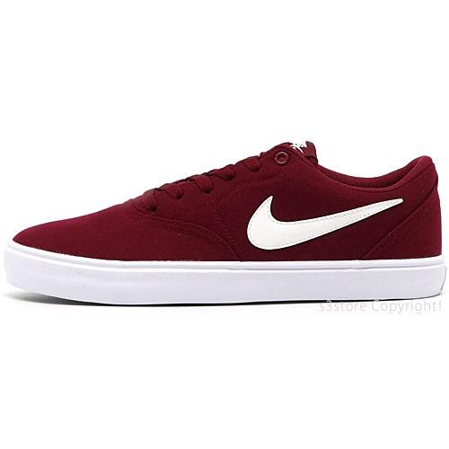 nike sb check solar canvas red