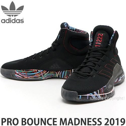 アディダス adidas PRO BOUNCE MADNESS 2019 バスケットシューズ バッシュ メンズ 靴 シューズ スニーカー スポーツ Col:BLK/RED/ORG :g27764:s3store - 通販 - Yahoo!ショッピング