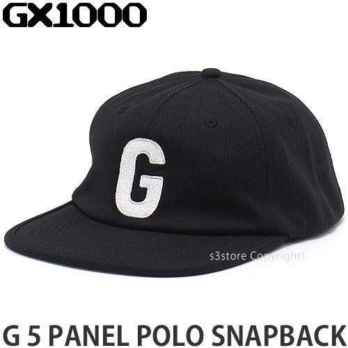 ジーエックスセン ジー 5 パネル ポロ スナップバック GX1000 G 5 PANEL POLO SNAPBACK スケートボード 帽子 キャップ  8oz Col:BLACK :gh231-g-blk-os:s3store - 通販 - Yahoo!ショッピング
