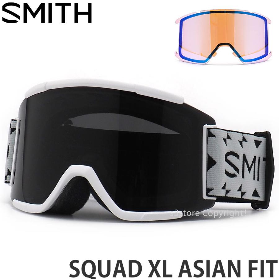 2324 スミス アジアンフィット ゴーグル SMITH SQUAD XL ASIAN FIT GOGGLE スノボ 2024 フレーム