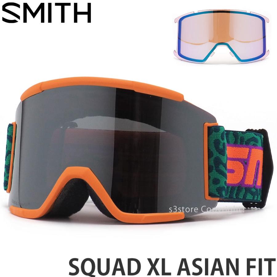2324 スミス アジアンフィット ゴーグル SMITH SQUAD XL ASIAN FIT GOGGLE 2024 NEON
