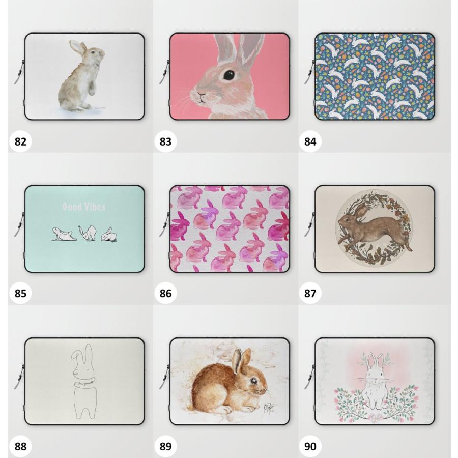 パソコンケース◆162種類◆うさぎ 兎 ラビット Rabbit Bunny ノートパソコンケース パソコンケース PCバッグ バッグ 選べる99