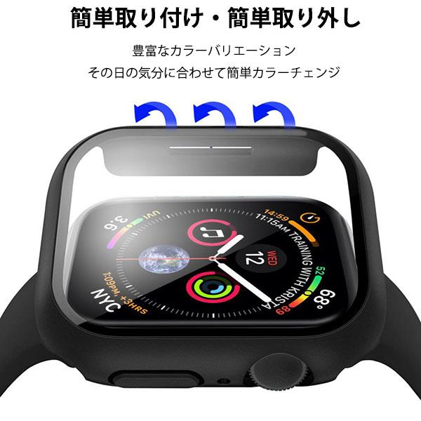 アップルウォッチ カバー Apple watch 45mm 44mm 40mm 41mm 9 8 se 8 7 6 5 ケース 防水｜sa-net-shopping｜16