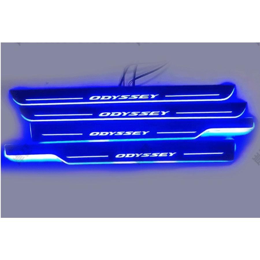 ホンダ LED サイドスカッフプレート【ホンダ オデッセイ HONDA ODYSSEY 