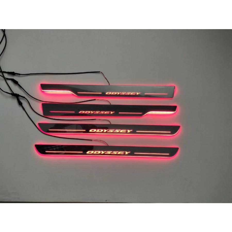 ホンダ LED サイドスカッフプレート【ホンダ オデッセイ HONDA ODYSSEY 