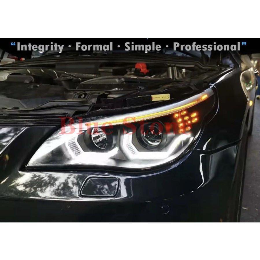 Bmw E60用カースタイリングヘッドライト2003-2007 523i 530i E60ヘッド 