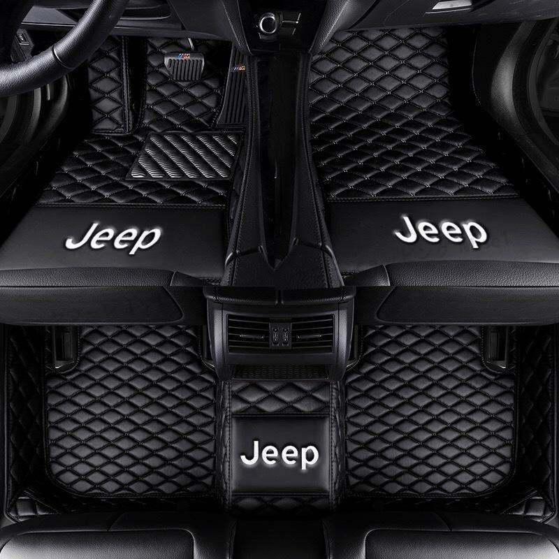 ジープ Jeep コンパス MK49 2016~ ロゴ フロアマット トランクマット 前後座席 右ハンドル用｜saami-store｜02