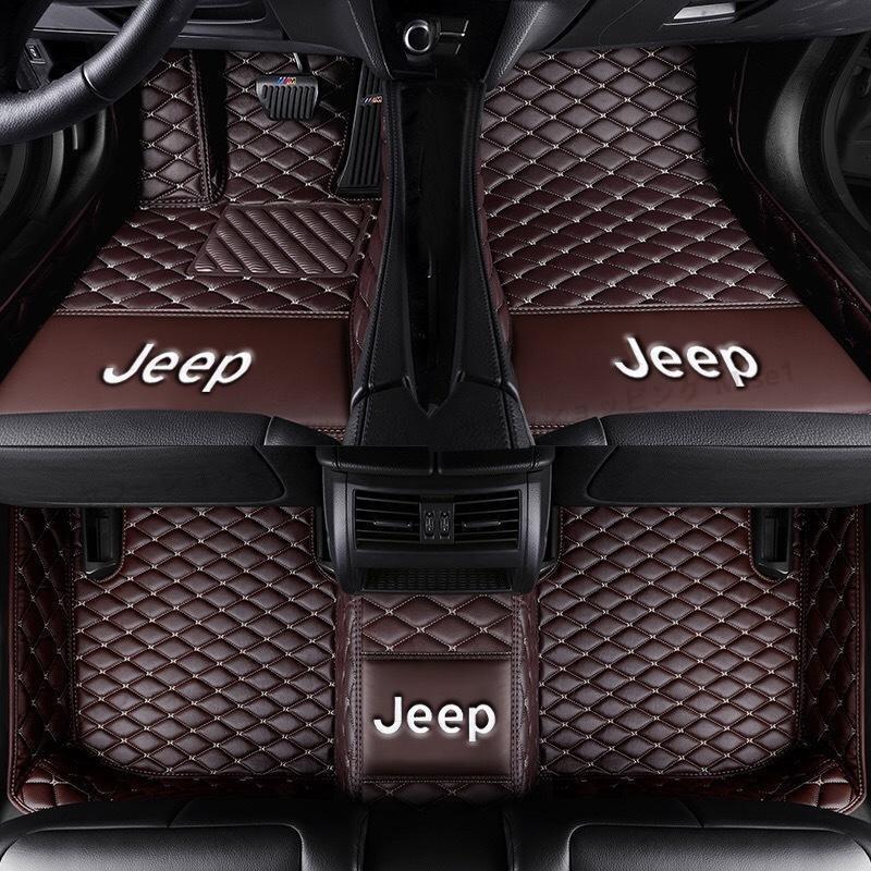 ジープ Jeep コンパス MK49 2016~ ロゴ フロアマット トランクマット 前後座席 右ハンドル用｜saami-store｜03