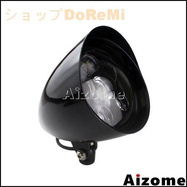 5.75 LED バレット ヘッドライト ハーレー ソフテイル ダイナ ショベル 