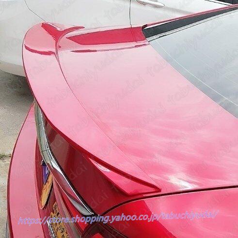 人気沸騰ブラドン リア ファイバー リアスポイラー トランク エアロ 翼 カバー Mazda6 M6 アテンザ 2014-2017