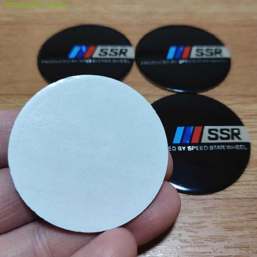 【SSR】ホイール センターキャップ 45mm 4P【ブラック】トヨタ 日産 ホンダ 三菱 スズキ マツダ スバル ダイハツ等の純正社外品に｜saami-store｜04