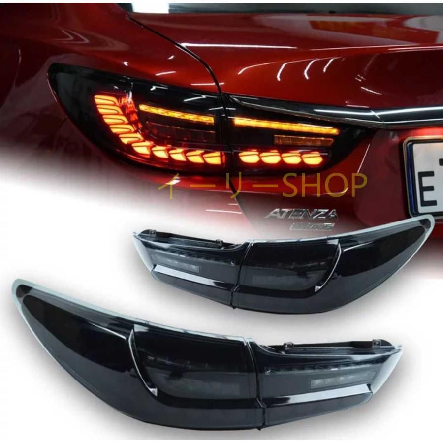 マツダ6 Ledテールランプ 2012-2019 用Mazda6 Atenza アテンザ マツダ6 Ledテールランプ 2012-2019 用Mazda6 Atenza アテンザ