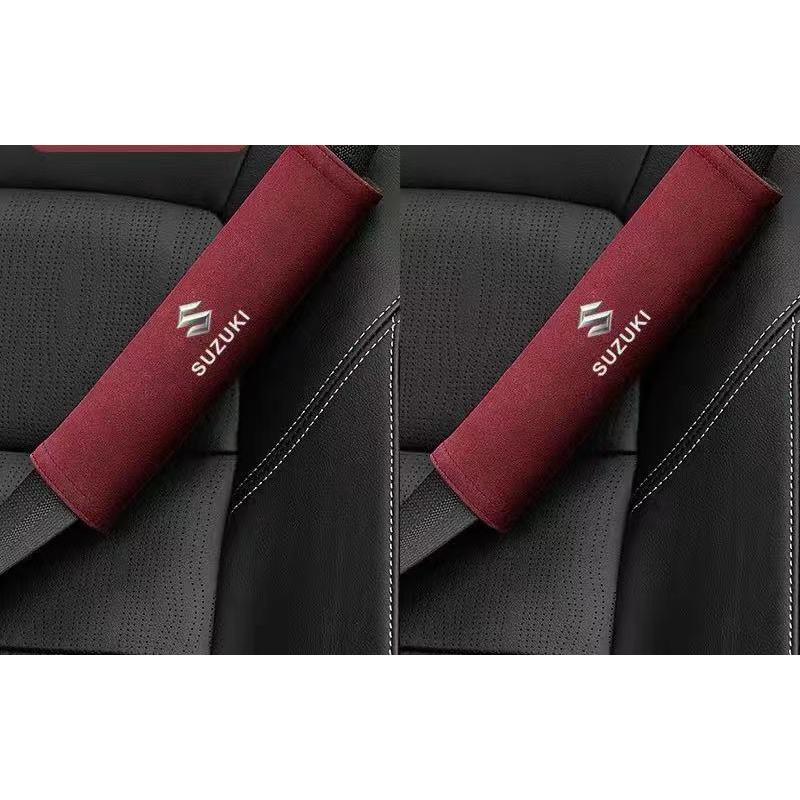 スズキ SUZUKI スエード素材 シートベルトカバー Carry Ignis Swift Vitara シートベルトパッド 4色選択可｜saami-store｜04