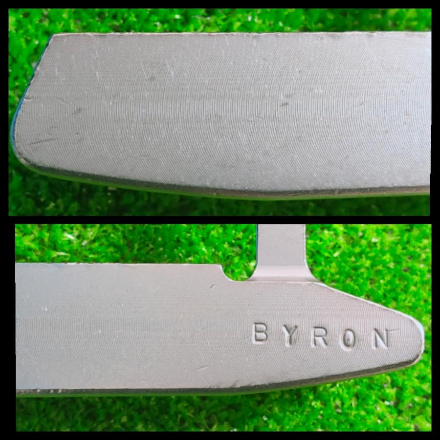 超希少GERMAN Stainless 303ss BYRONパター！バイロン ジャーマンステンレス 365g ドットスカイブルー 水色。33.5インチ 付属品無し(P86)_3
