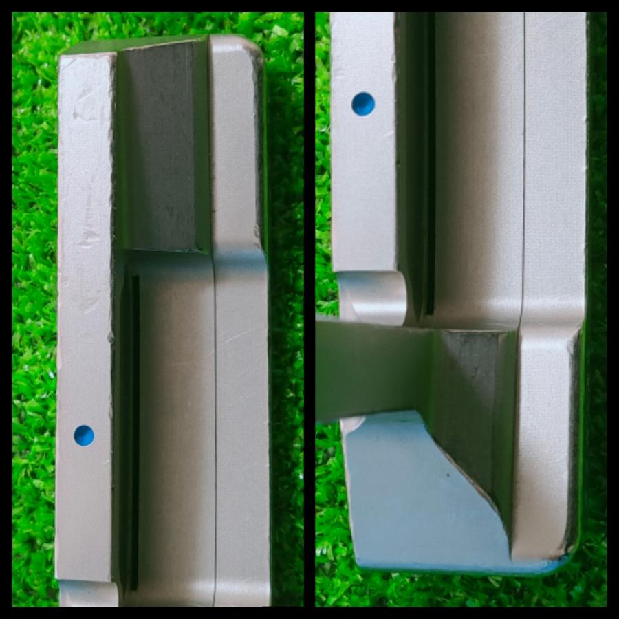 超希少GERMAN Stainless 303ss BYRONパター！バイロン ジャーマンステンレス 365g ドットスカイブルー 水色。33.5インチ 付属品無し(P86)_4