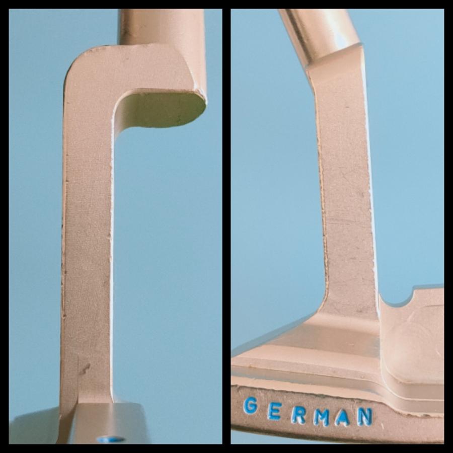 超希少GERMAN Stainless 303ss BYRONパター！バイロン ジャーマンステンレス 365g ドットスカイブルー 水色。33.5インチ 付属品無し(P86)_5