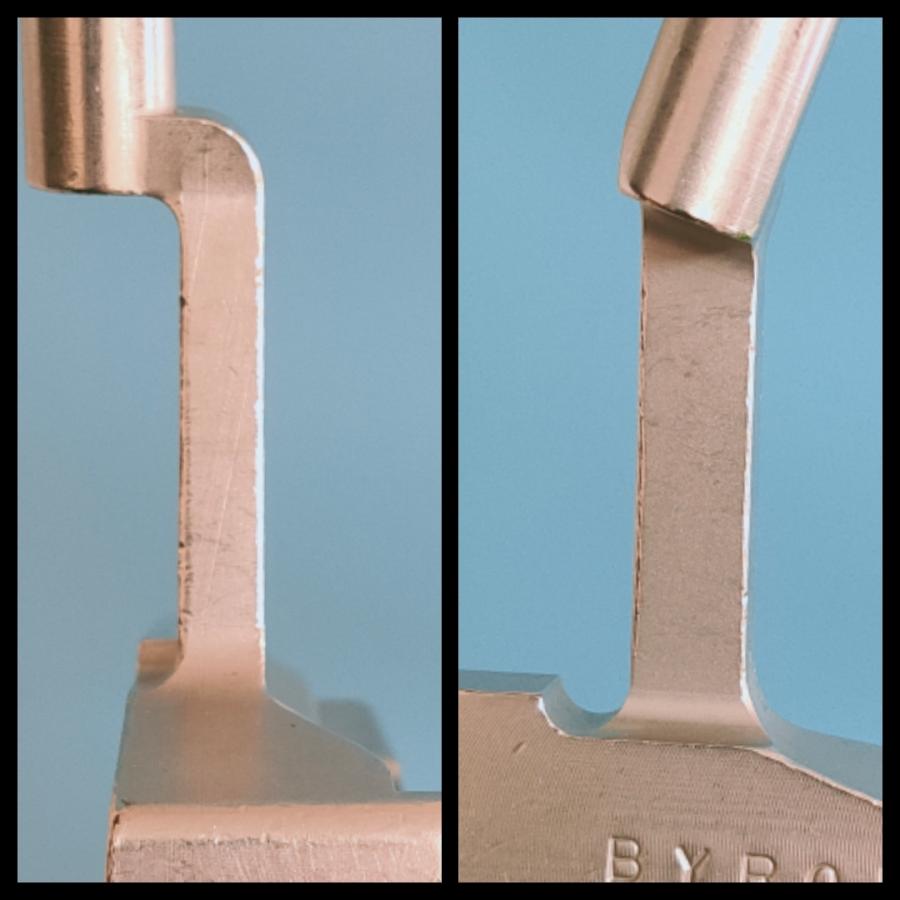 超希少GERMAN Stainless 303ss BYRONパター！バイロン ジャーマンステンレス 365g ドットスカイブルー 水色。33.5インチ 付属品無し(P86)_6
