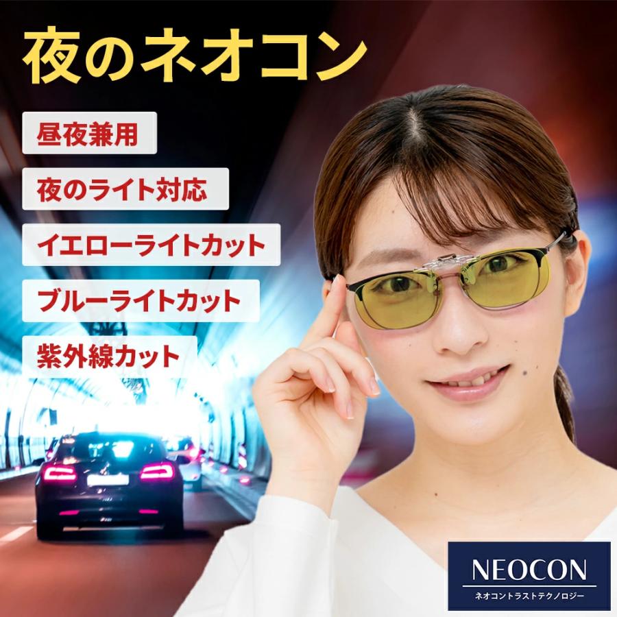 クリップオン 夜 ネオコントラスト テクノロジー 夜のネオコン CLIPON