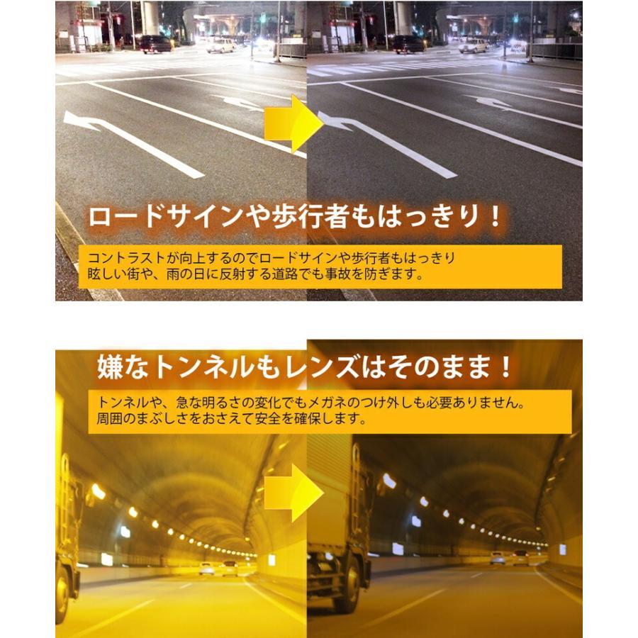 ネオコントラスト UVカット レンズ クリップオン 夜間 運転 サングラス レディース メガネの上から オーバーグラス ナイト ドライブ 白内障 手術後 改善 ネオ｜sabae｜14