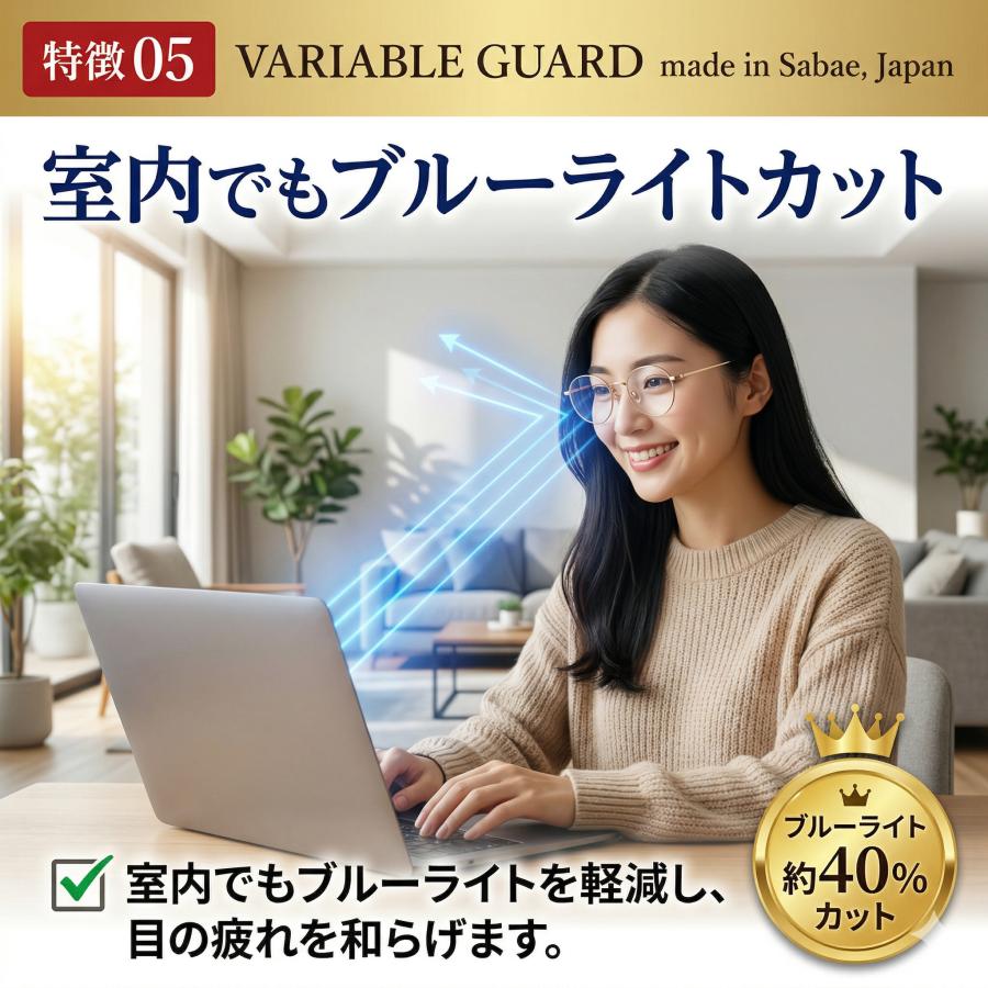 可視光調光サングラス 6397-VPH 調光 可視光調光 ドライブ サングラス 運転用 スポーツサングラス メンズ レディース メラニン uvカット メガネ 夜間運転の画像