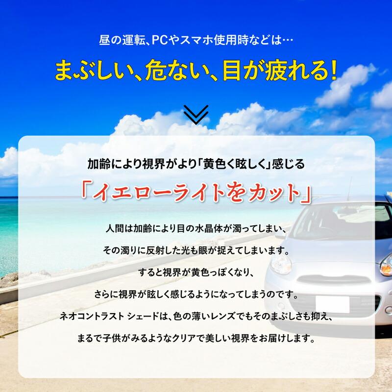 調光 クリップオン CLIPON-PHOTO-M ネオコントラスト テクノロジー サングラス 跳ね上げ式レンズ 前掛け 夜間 運転 メガネ 眼鏡の上から 鯖江の画像
