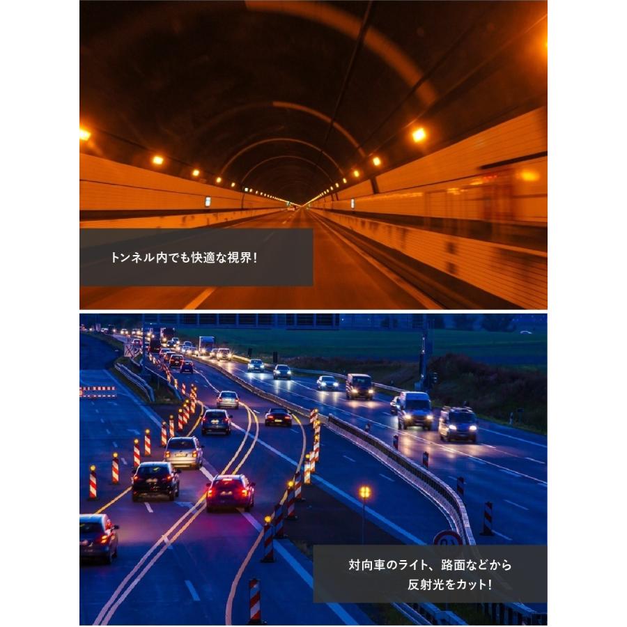 ネオコントラスト テクノロジー オーバーグラス SC50 2本組 夜間 運転 偏光 サングラス メガネの上から オーバーサングラス 白内障 術後 SC50K-NNE_SC50K-Y75の画像