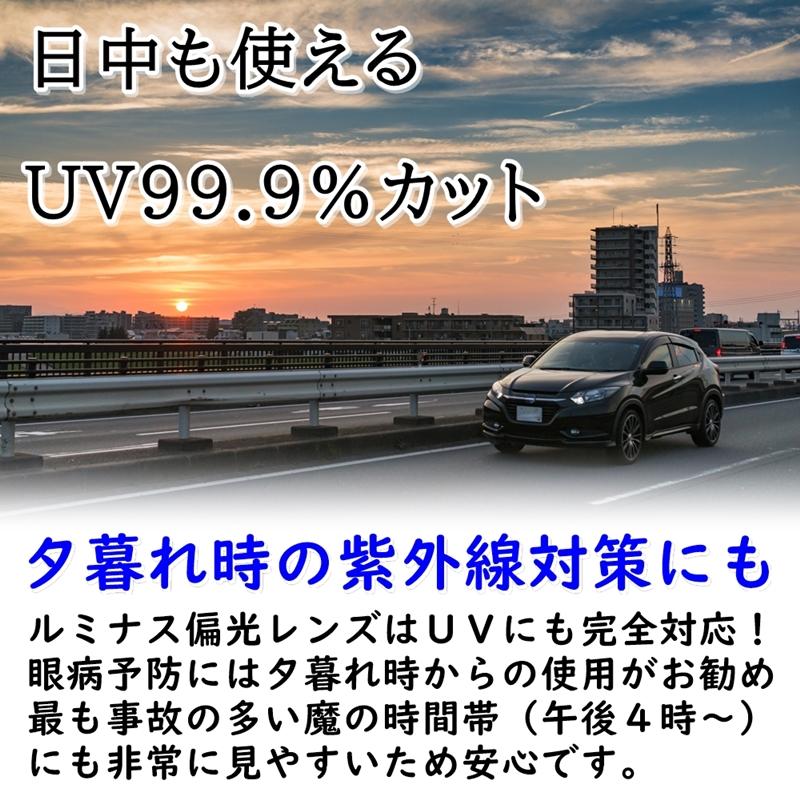 ネオコントラスト 510-2set 夜間 運転 サングラス UVカット 弱偏光 2本組 かけ比べセット 夜用 偏光サングラス 偏光グラス ナイト ドライブサングラス SA510PL23｜sabae｜20