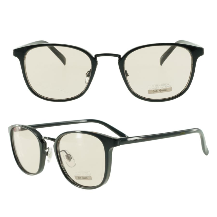 SABA-GLA 5044 サングラス ファッショングラス メンズ レディース 全6色 uvカット おしゃれ ウェリントンタイプ 色 クリア ...