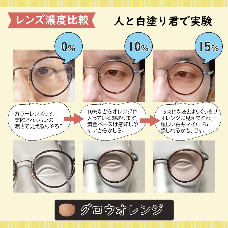 カラーレンズ 濃度15％ SABA-GLA 7010 メンズ レディース ボストン