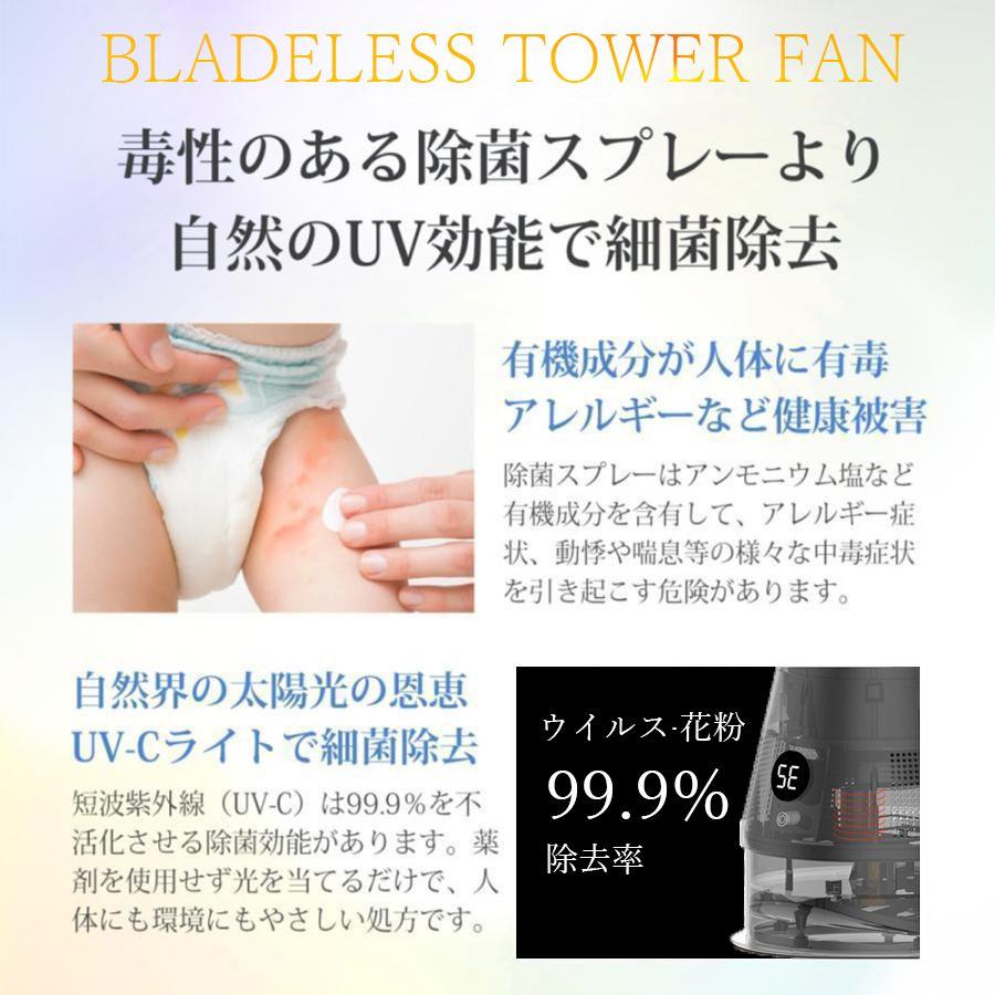 扇風機 羽なし扇風機 空気清浄機 1台3役 8段階風量調節 小型 サーキュレーター 冷風機 首振り リビング リモコン付き 静音 省エネ 熱中症対策 花粉対策 冷/暖房 |  | 01