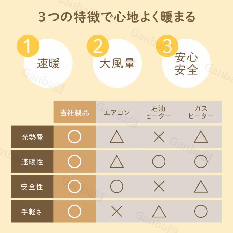 セラミックヒーター 電気ストーブ 冷暖兼用 2000W ヒーター タイマー付き 温冷風扇 カーボンヒーター 左右首振り 3秒速熱 過熱保護 転倒自動OFF 省エネ 防寒 |  | 06