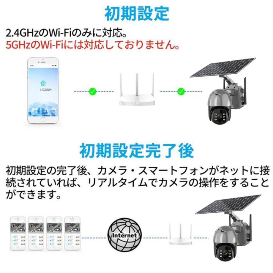 防犯カメラ 屋外 wifi 家庭用 ソーラー 500万画素 家庭用 電源不要 工事不要 夜間カラー ステーション 遠隔監視機能 sdカード録画 双方向通話 動体検知 自動録画 |  | 18