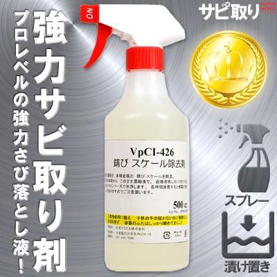 超強力サビ取り剤 プロ業務用サビ落としスプレーガン付 漬け置きさび