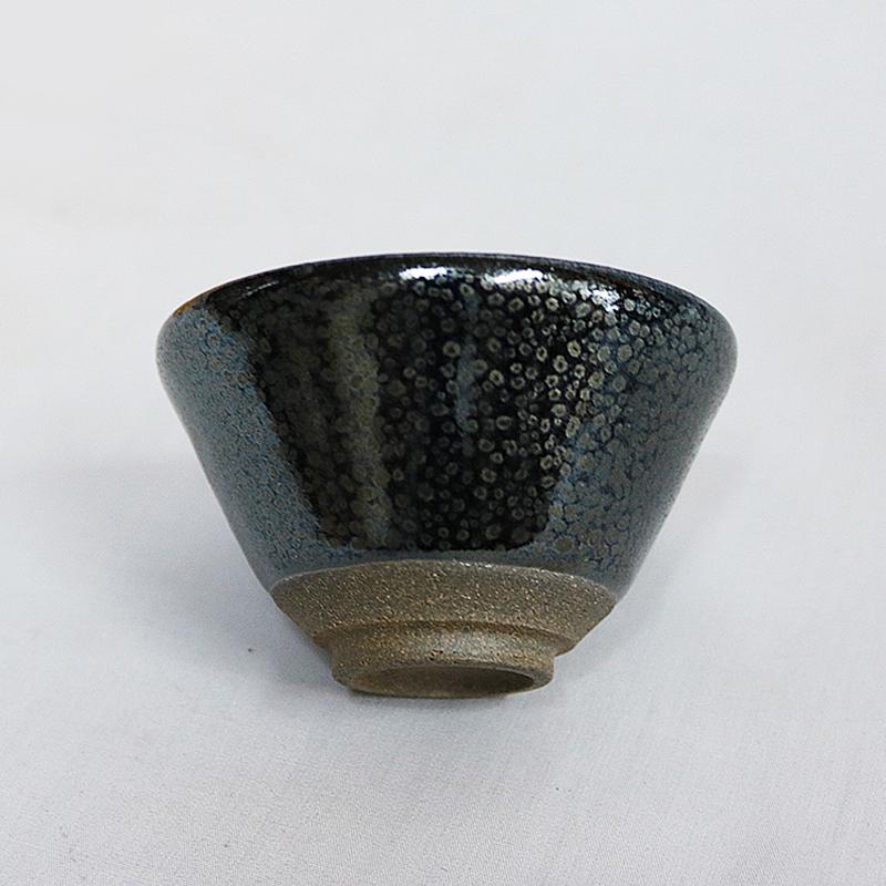 常滑焼】轍窯・久田重義 油滴ぐい呑（酒杯・盃） : 新古道具さぼてん