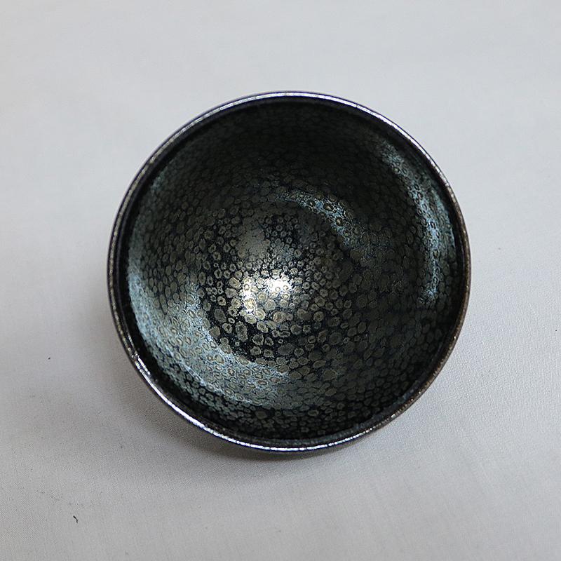 常滑焼】轍窯・久田重義 油滴ぐい呑（酒杯・盃） : 新古道具さぼてん