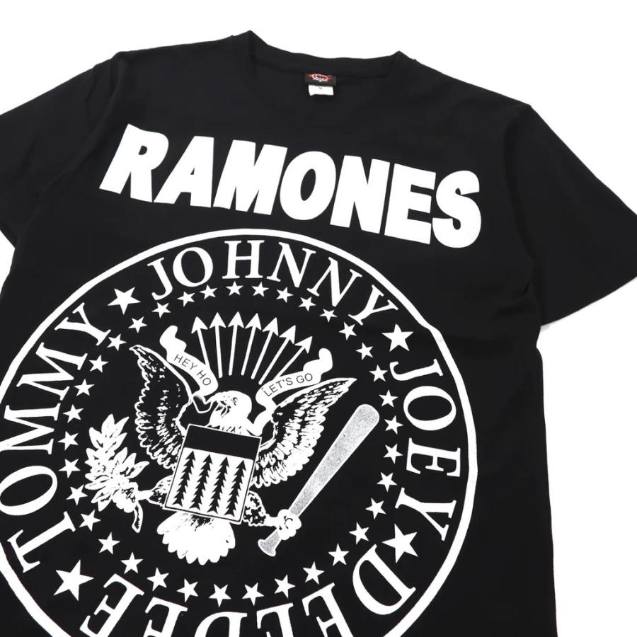 THE GTS バンドTシャツ M ブラック コットン RAMONES ラモーンズ｜sabotenstore｜05